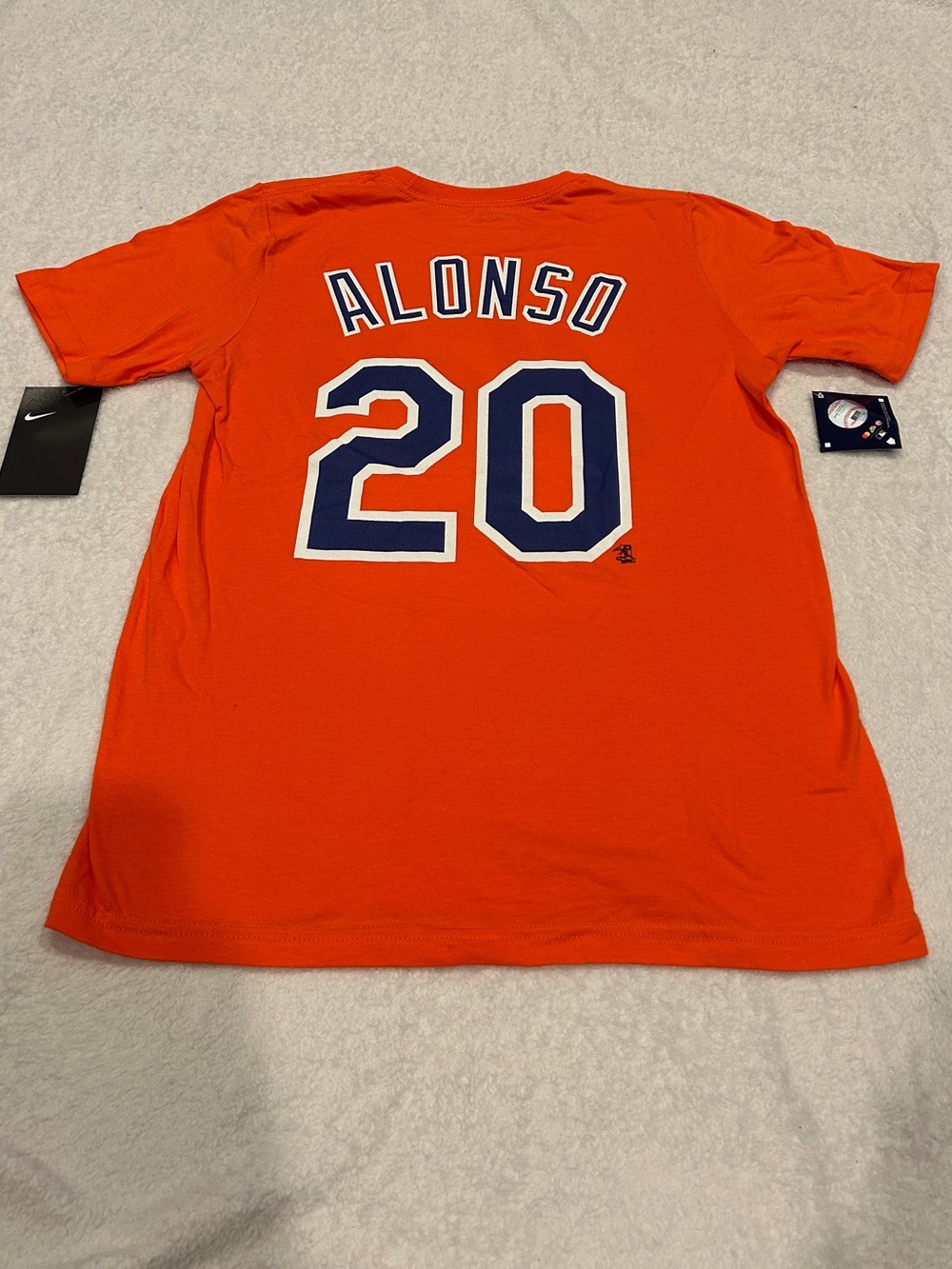 Boys Mets Alonso #20 Short-Sleeve Jersey Tee, medium